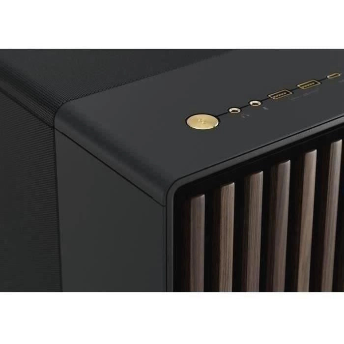 Case per PC - FRACTAL DESIGN - North XL Charcoal Black - FD-C-NOR1X-01 - E-ATX - Design elegante in legno e lega