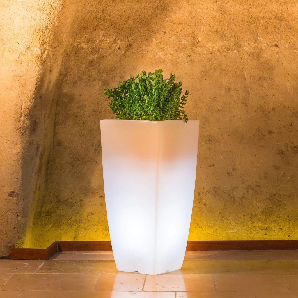 Vaso luminoso in Polipropilene cm 33x33x70 - RAYMOND