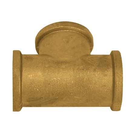 RACCORDO A TEE OTTONE GIALLO 1x1x1 - MADE IN ITALY