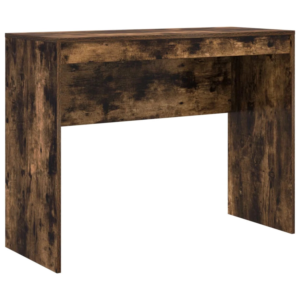 Scrivania con cassetto con lo scaffale 2 pcs Rovere fumé 3337333
