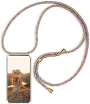 Copriphone Premium per Galaxy S22 ULTRA - TPU Silicono trasparente - Bracciale Sport - Antiperdita - Cintura per smartphone