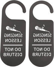 Hanger per porta senza zangolatura - Set da 2 - Non disturbare con le zangolature - Studio decorativo EU