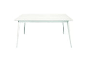 Tavolo allungabile in abete spazzolato laccato bianco 160x85 (820) - Mobili 2G