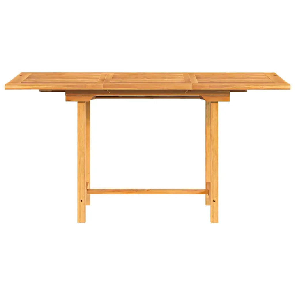 Tavolo Giardino Estensibile 110-160x80x75cm Legno Massello Teak 363487