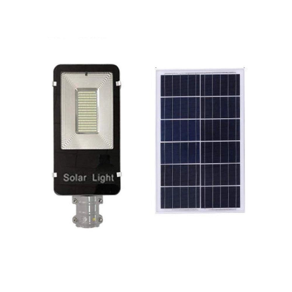 Trade Shop - Faro Led Lampione Stradale 60w Luce Fredda Con Pannello Solare E Staffa Fb660 -