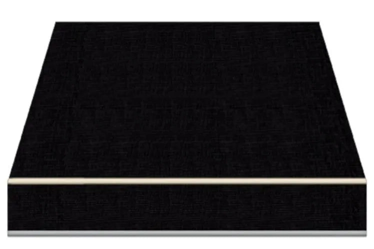 Tenda da Sole a Caduta Forzata Tempotest Parà, Bracci Sporgenza 140 cm, Largh. 3,6 Metri, Col. Nero 24 - Ideale per Finestre e Vetrine