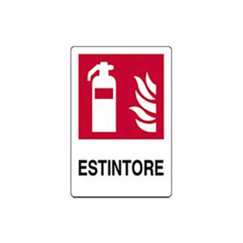 Cartello estintore cm 20X30