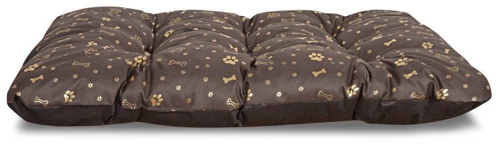 AIO FACTORY 80x60 cm PRESTIGE Letto per cani impermeabile Golden Bones