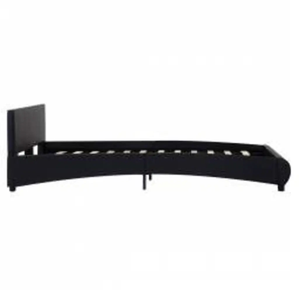 Giroletto con LED Nero in Similpelle 140x200 cm