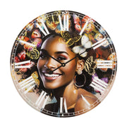 Orologio Kourt 60x4,5x60 cm in MDF Multicolor