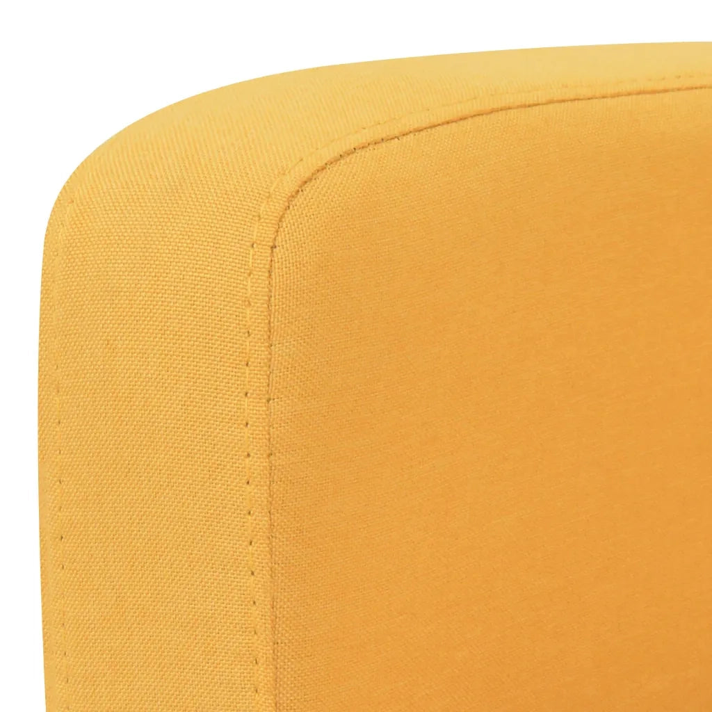 Divano a 3 Posti-Sofa 3 Posti 180x65x76 cm Giallo