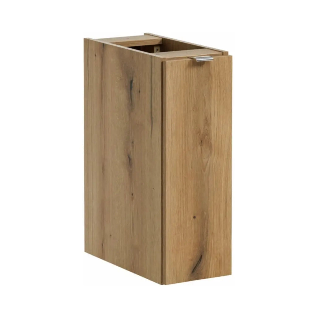 Insieme sospeso VANO blu denim e rovere chiaro 100cm: mobili sotto lavabo con cassetti e armadietti + piano per lavabo