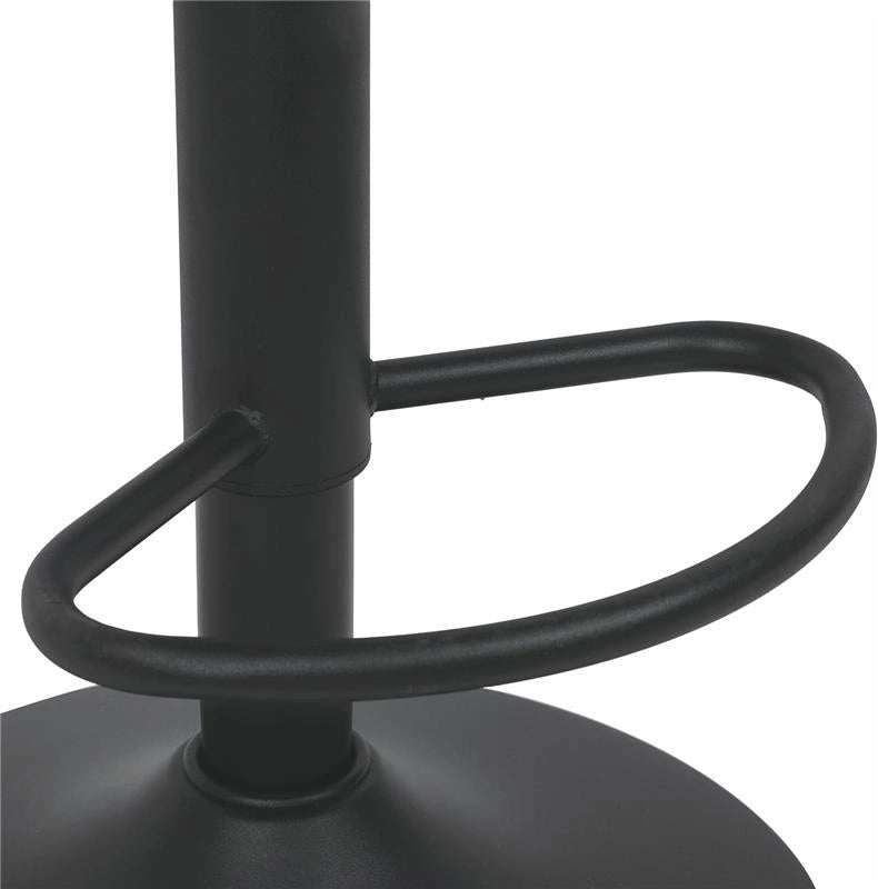 SGABELLO SIBILLA DA BAR IN ECO-PELLE TORTORA 40X49X 87-107H CM GIREVOLE CON SCHIENALE E STRUTTURA IN ACCIAIO