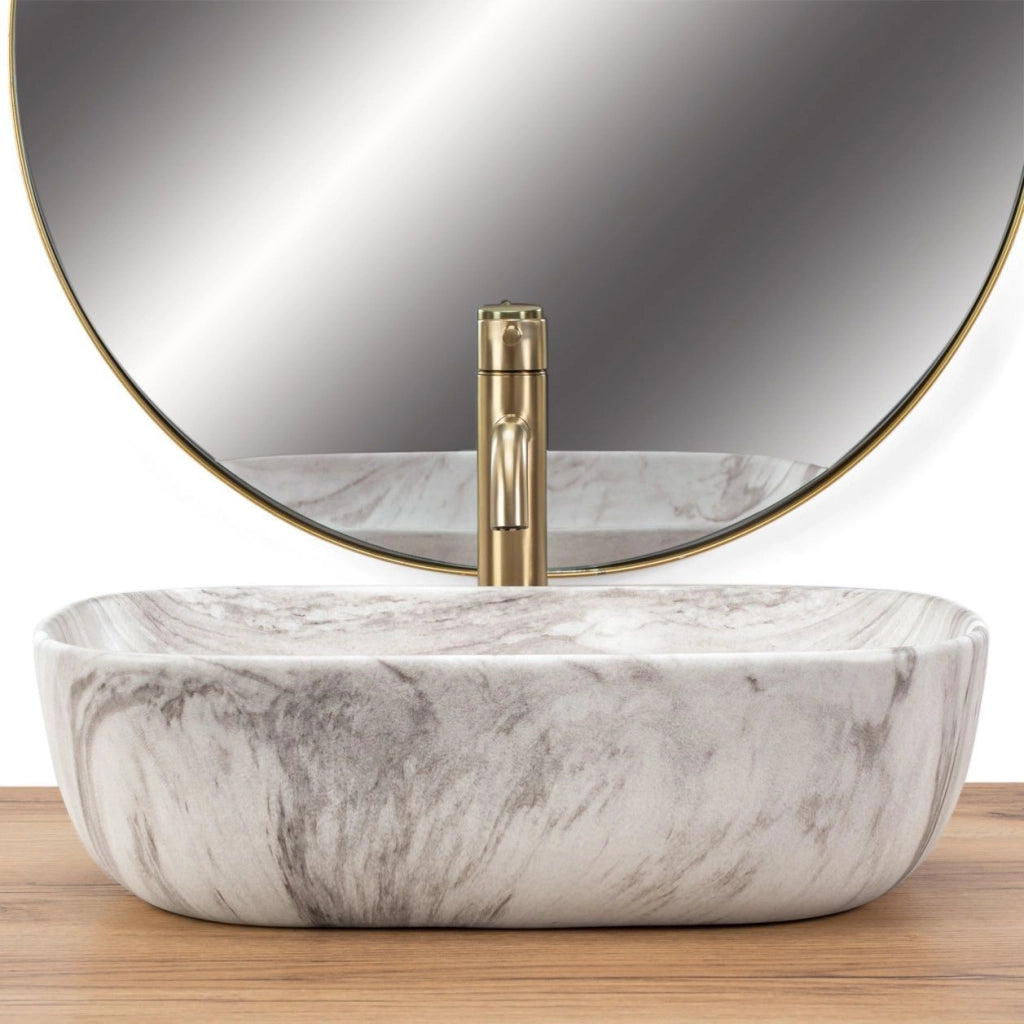 Lavabo Da Appoggio Rea Belinda Ash