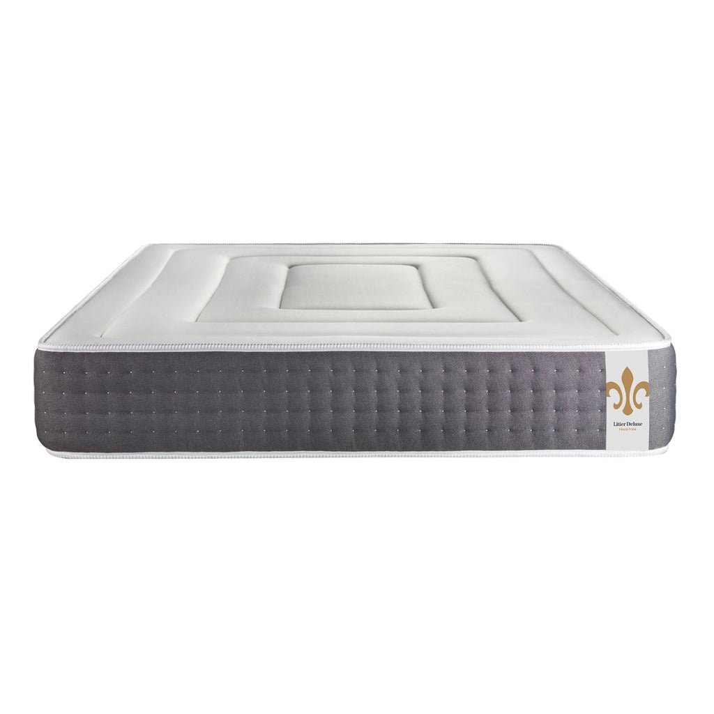 Materasso 200x200 cm a molle insacchettate e memory foam - Vingt-Six