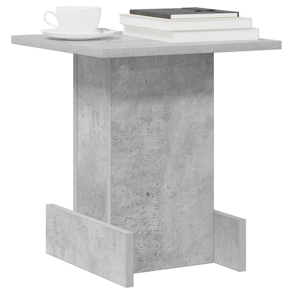 Tavolino Grigio cemento 35,5 x 35 x 40 cm Legno multistrato 891211