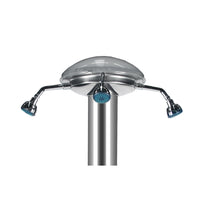 Doccia da Giardino Quadrupla 4 Temporizzatori e 2 Lavapiedi ATI Docce MUL-4P Inox Anodizzato