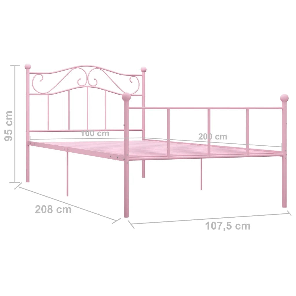 Giroletto Rosa in Metallo 100x200 cm 284538