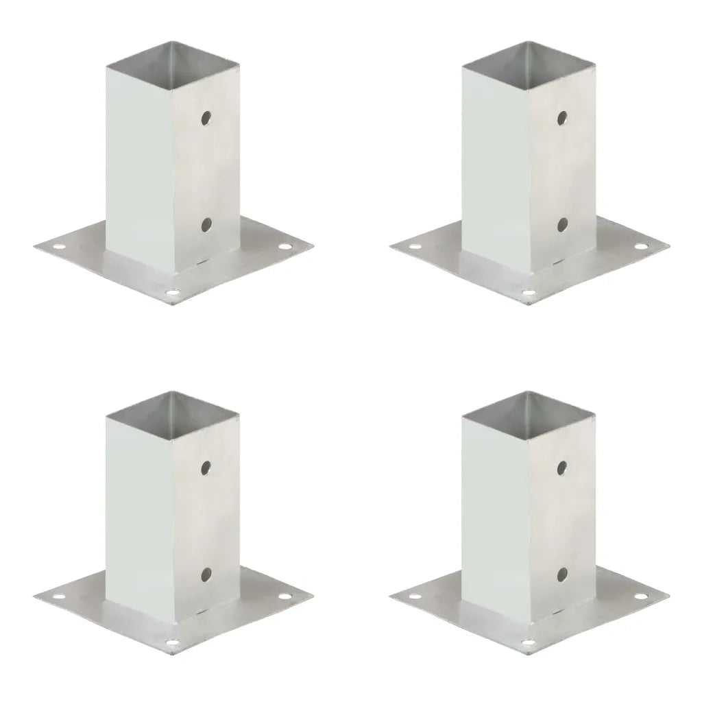 Ancoraggi Pali 4 pz in Metallo Zincato 71 mm cod mxl 66928