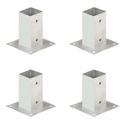 Ancoraggi Pali 4 pz in Metallo Zincato 71 mm cod mxl 66928