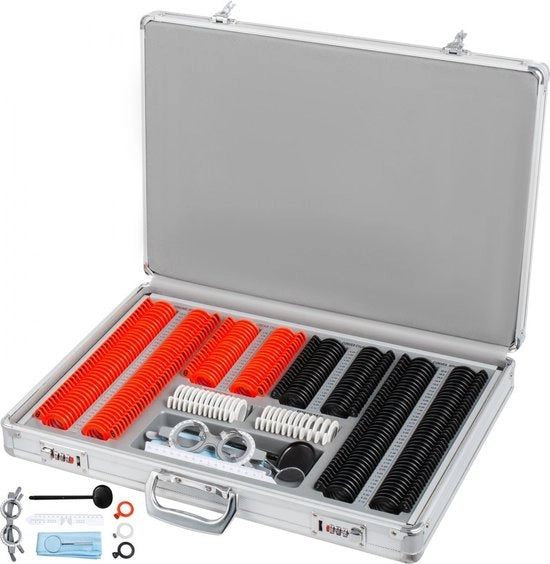 Kit di prova per ottica rimovibile per test di lenti optiche per ottici