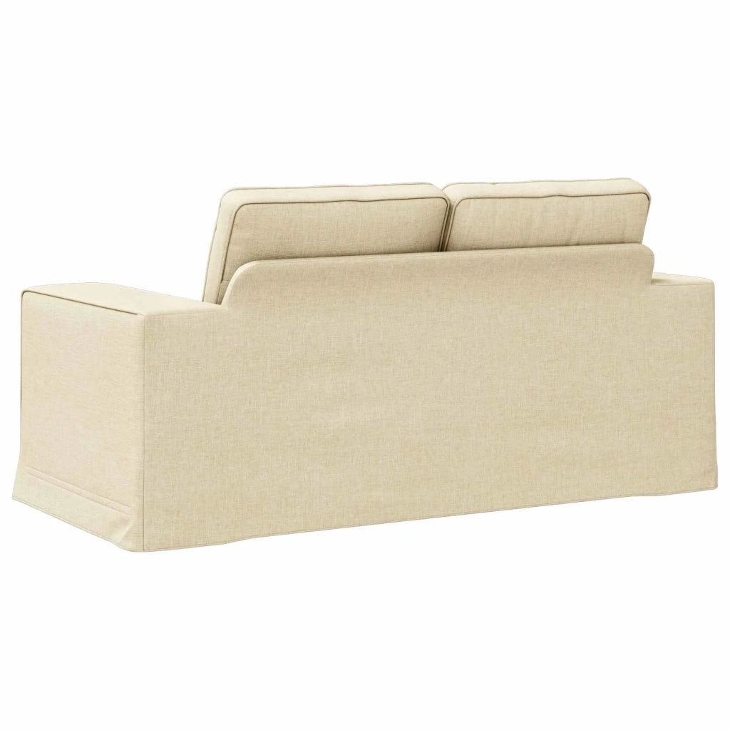 Divano Crema 162 x 80 x 82 cm Tessuto 42024388