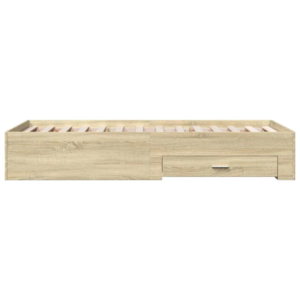 Telaio del letto con storage Rovere Sonoma 80 x 200 cm 3429526