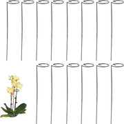 Sostegni per piante di 40 cm - vaso a fiori rotondo - sostegno per cespugli verdi in metallo - aiuto di rampicanti Monstera - sostegno per orchidee e amaryllis a forma semicircolare