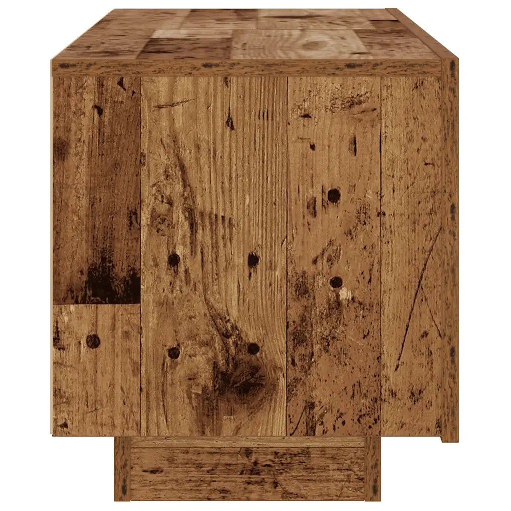 Mobile Porta TV Legno Vecchio 100x35x40 cm in Legno Multistrato 856353