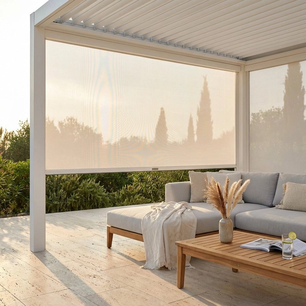 Laterale per pergola biocliamatica in textilene - ALICE