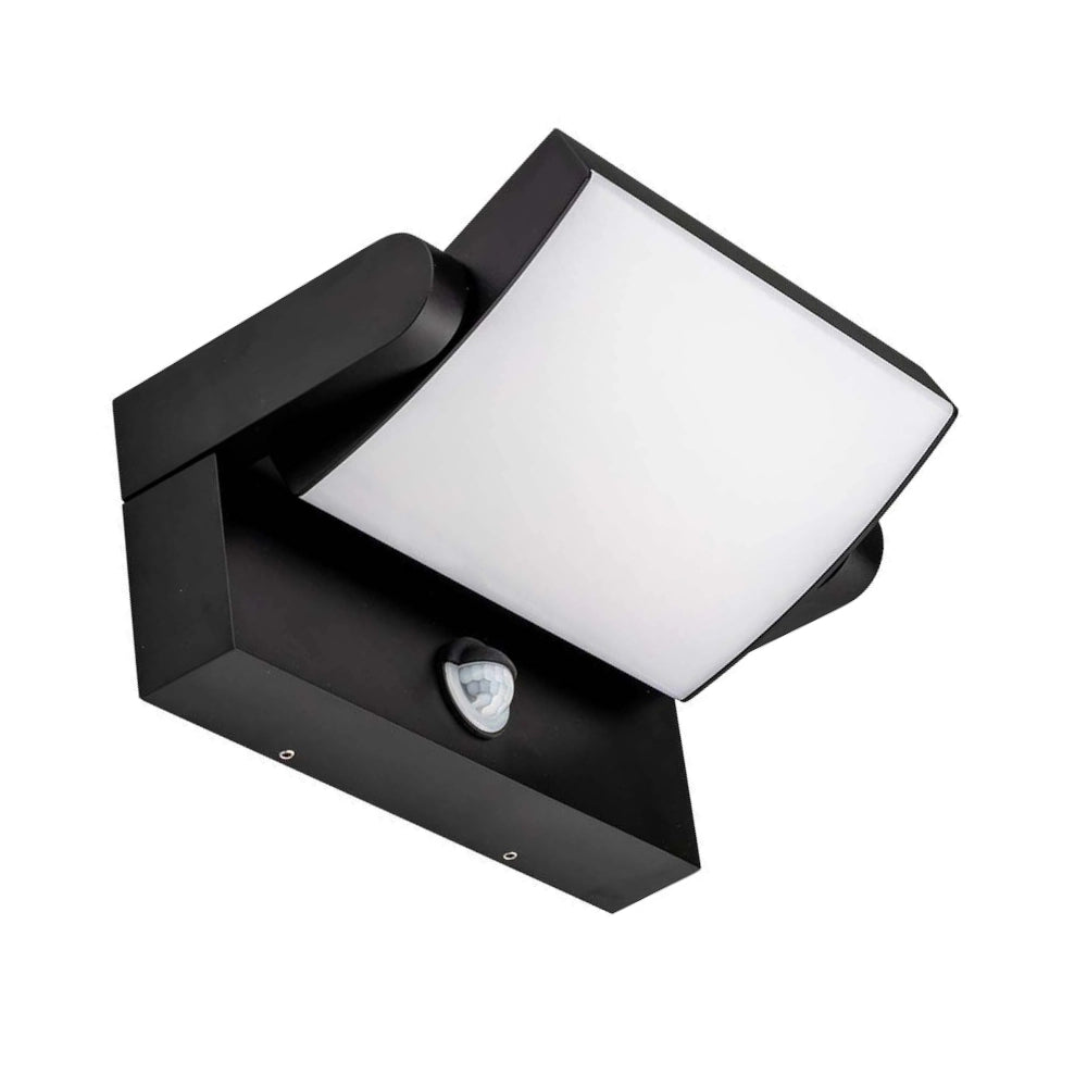 Applique esterna nera PIR LED 3000K 17W IP65 2520lm V-TAC