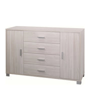 Mobile 2 Ante 4 Cassetti Kit Olmo Chiaro cm 136x41x86h - Sarmog