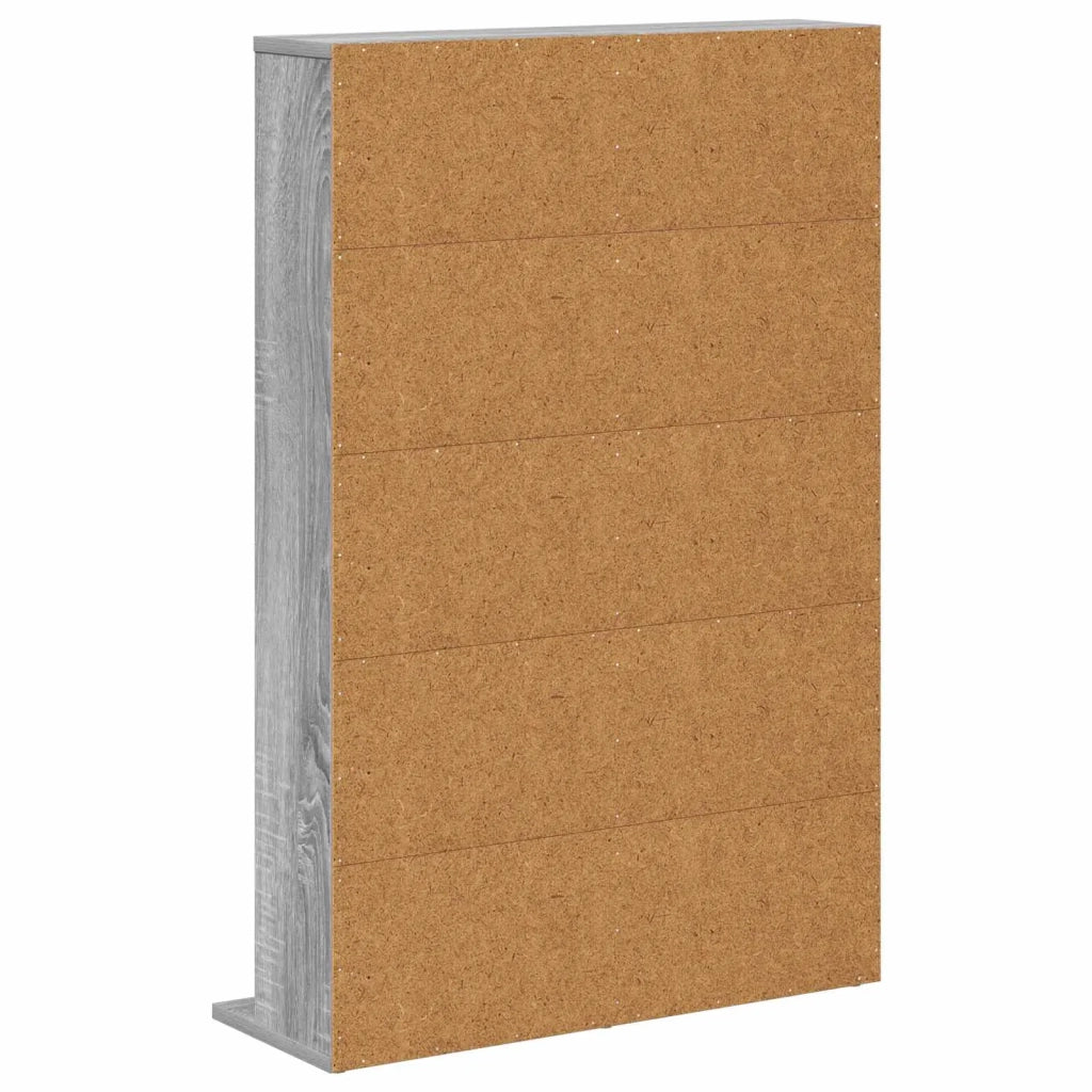 Mobile per CD Sonoma grigio 65 x 23,5 x 97,5 cm 8012684