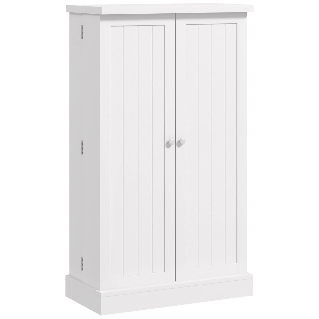 Armadio da Cucina con Ripiani e Porte ¨C zephmum ¨C Bianco 60x30x104 cm