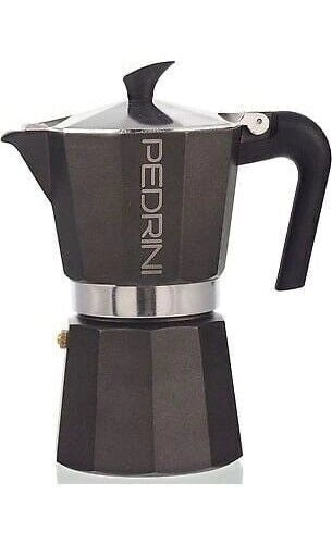 Pedrini Caffettiera 6 tazze antracite