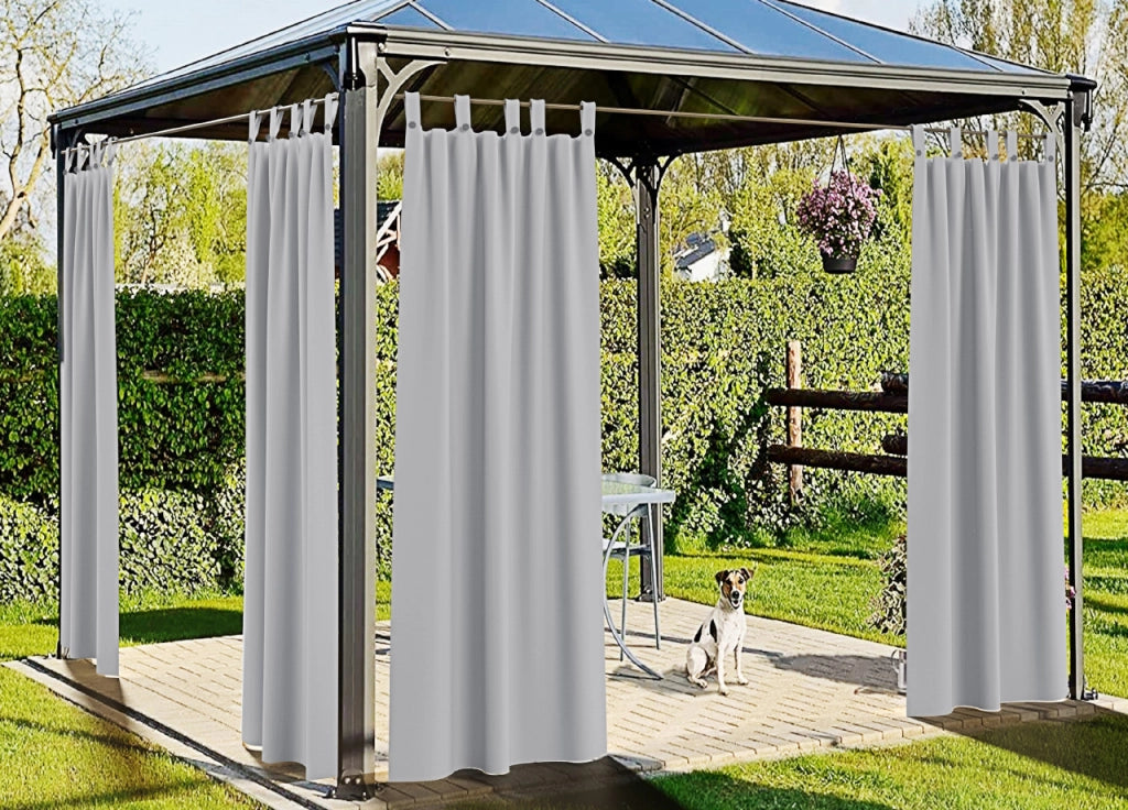 Tenda Gazebo 160x270 Per Esterno Passanti Con Bottoni Springfield Tinto Unita - Springfield - Grigio