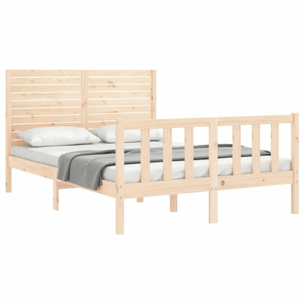 Giroletto senza Materasso 140x200 cm in Legno Massello di Pino 3193206