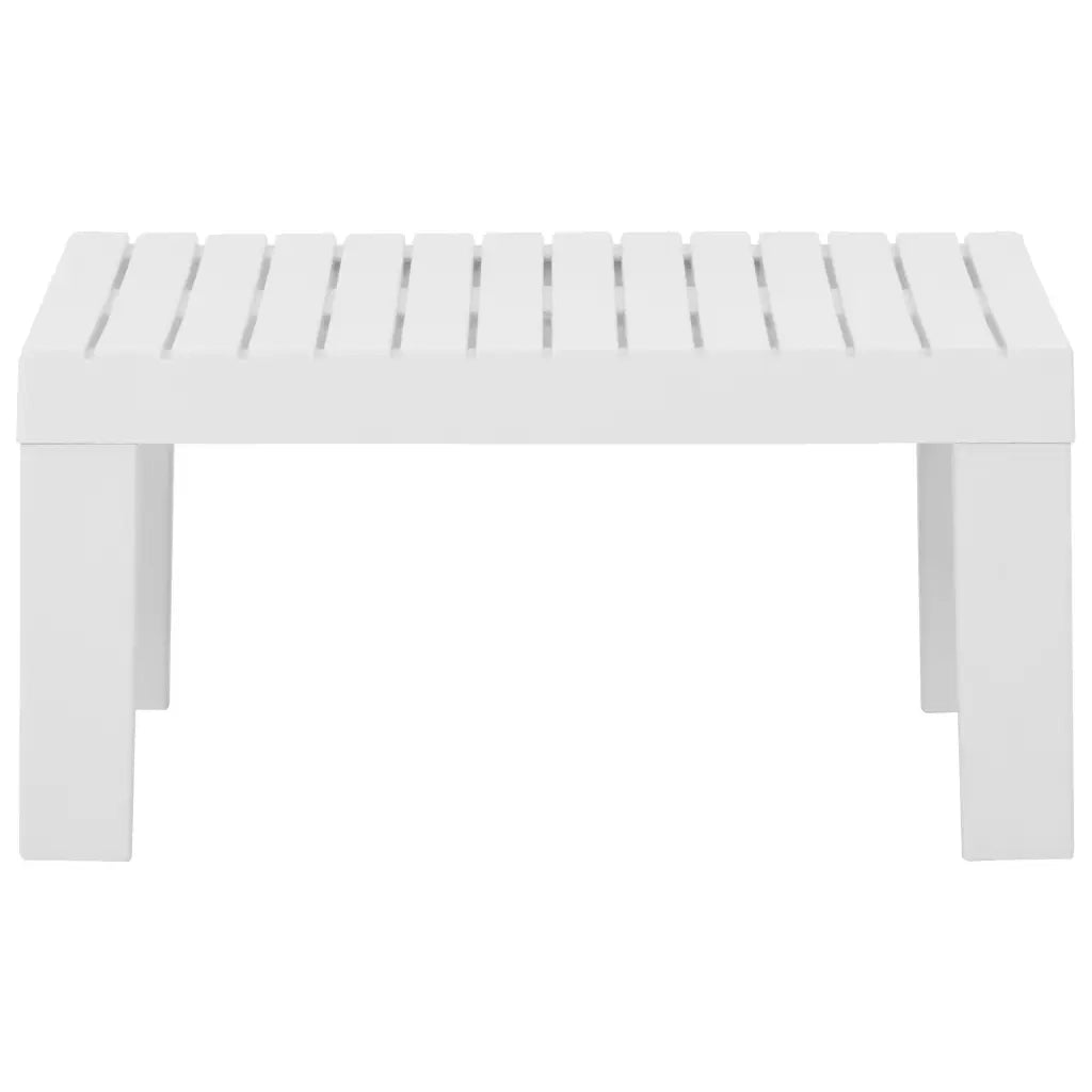 Set Divani da Giardino con Cuscini 3 pz in Plastica Bianco 3059827