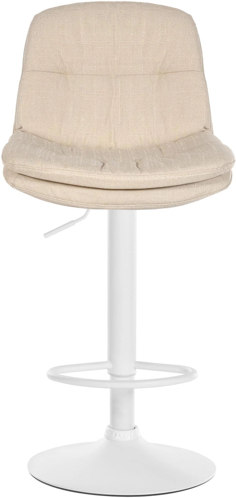 Barhocker Laurel Stoff weiЯ