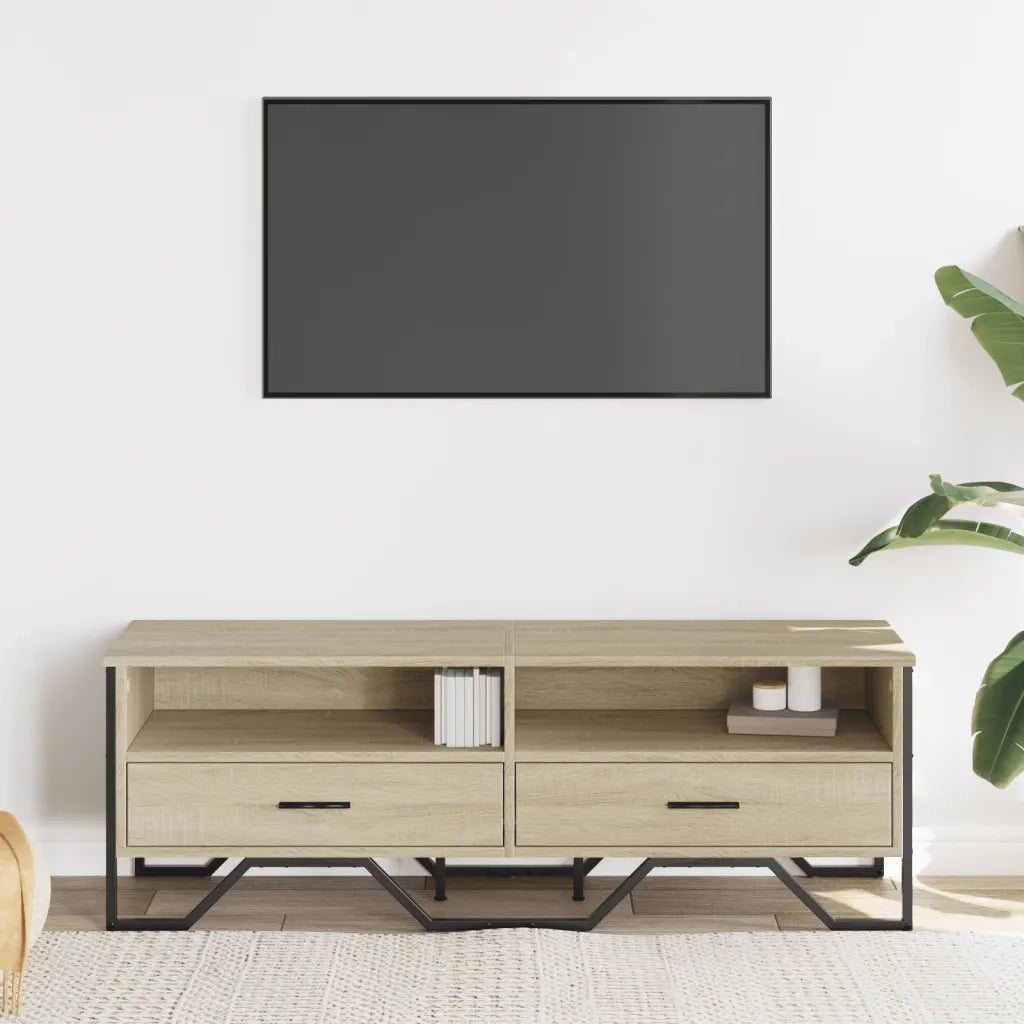 vidaXL Mobile TV Rovere Sonoma 122x34x41 cm in Legno Multistrato