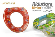 Copriwater Baby Bambino Riduttore Morbido 27 x 29 cm 3 Decori