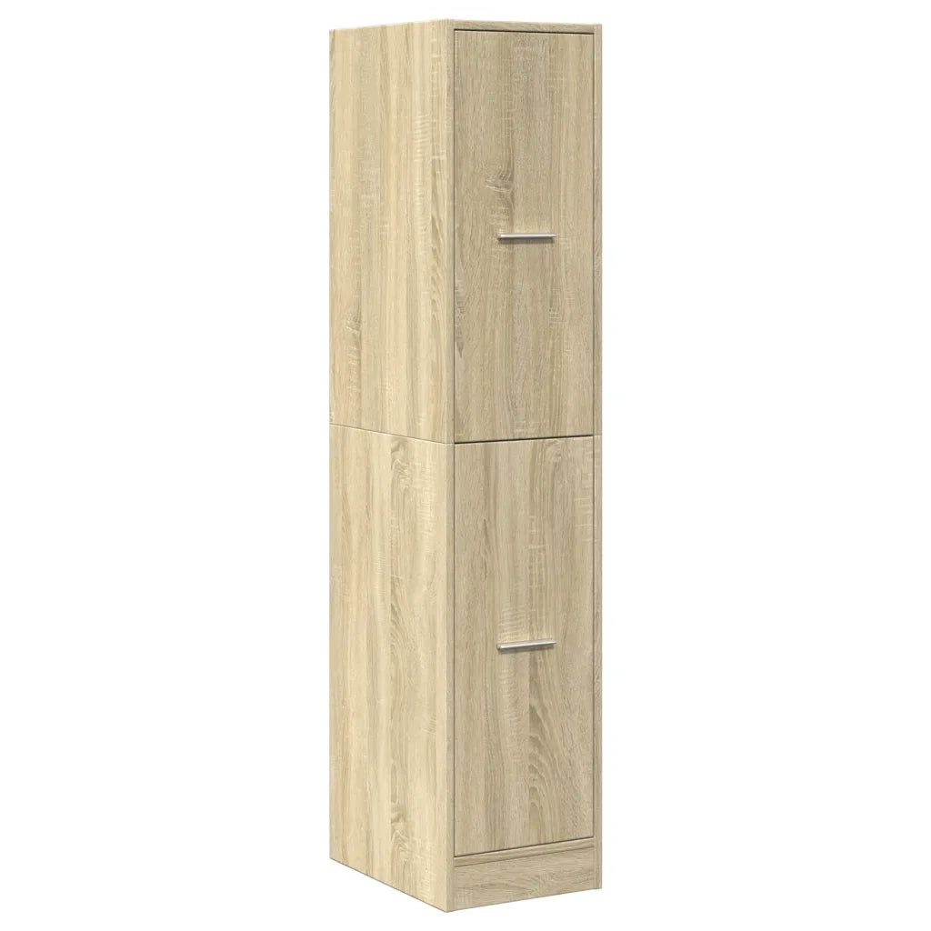Mobiletto da Farmacia Rovere Sonoma 30x41x144,5 cm Legno Agglomerato 855171