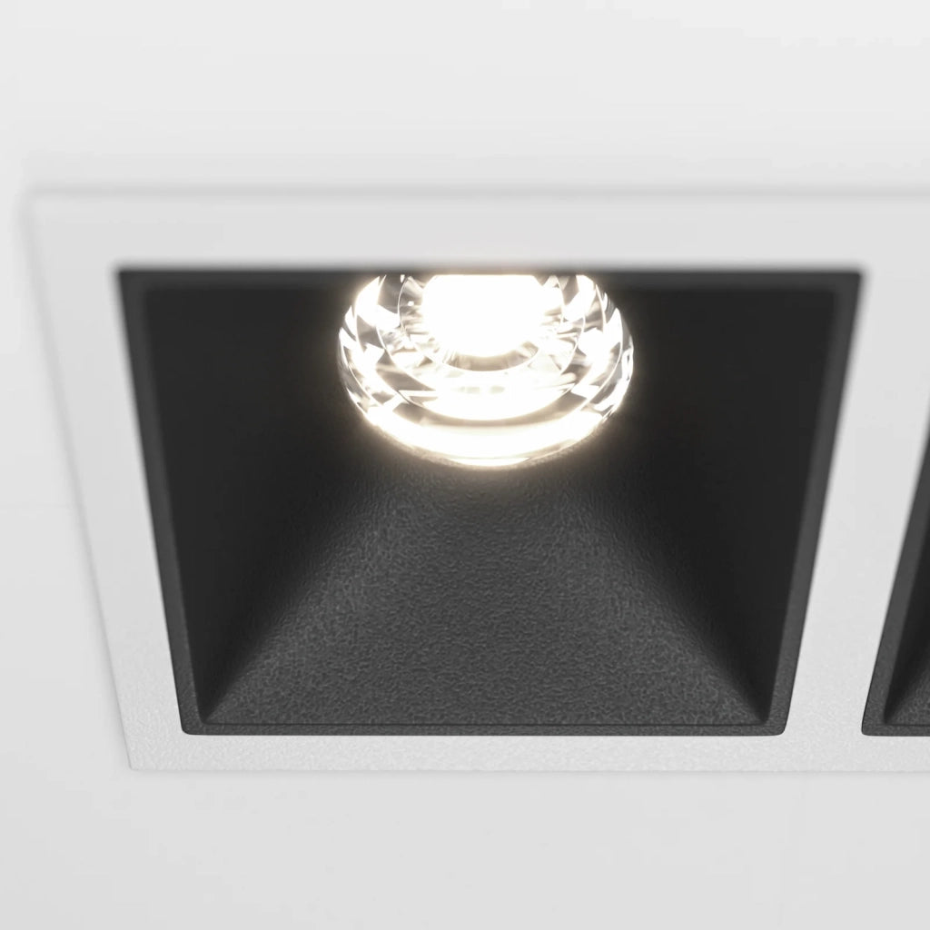 Maytoni Lampada da Incasso Alfa LED 1 luce LED integrato bianco metallo