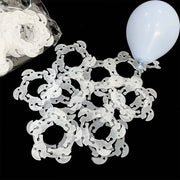 Clips per fiore 100 pezzi - Fiorettini in rilievo - Chiusure per palloncini - Otre palloncini - Accessori per decorazioni di matrimonio - Accessori per feste di compleanno