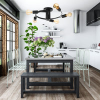 Lampada Da Soffitto Cristallo Loft APP741-5C