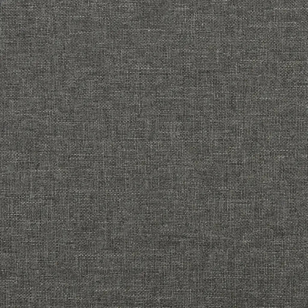 Giroletto a Molle con Materasso Grigio Scuro 120x190cm Tessuto 3269945