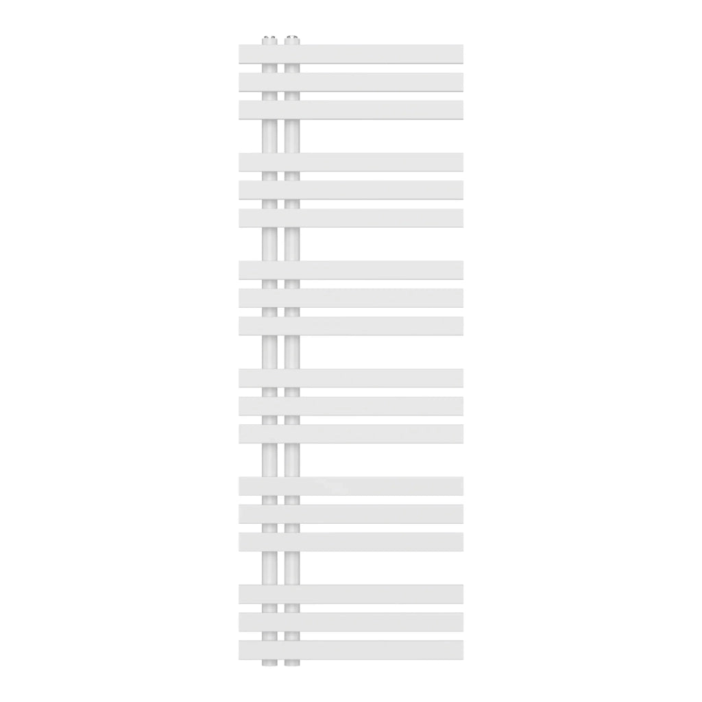 Radiatore scaldasalviette da bagno acciaio 140 x 50 cm bianco 03_0010411