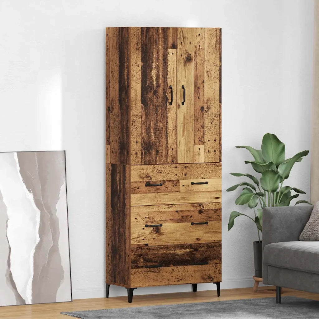 Credenza Legno vecchio 69,5 x 34 x 180 cm Legno multistrato 3415791