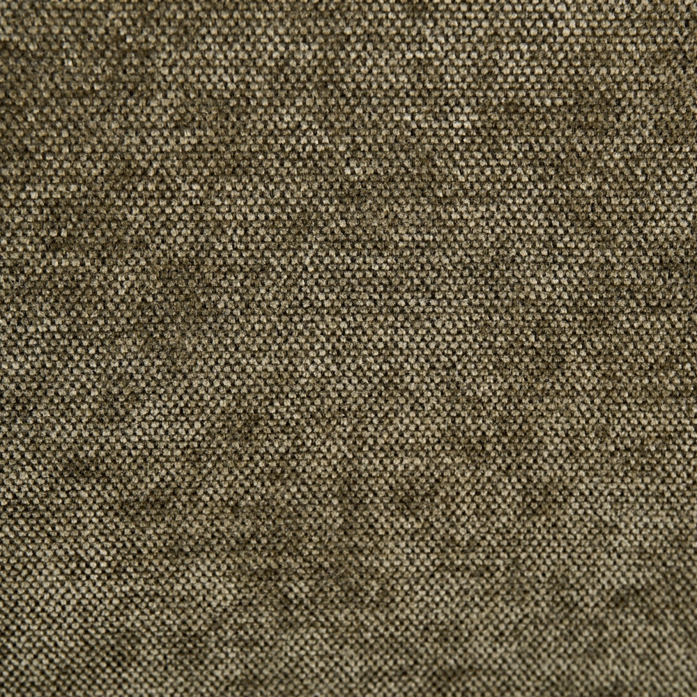 Poltrona grigio chiaro e verde scuro in ciniglia con base girevole in acciaio seduta rigida per soggiorno stile scandinavo moderno