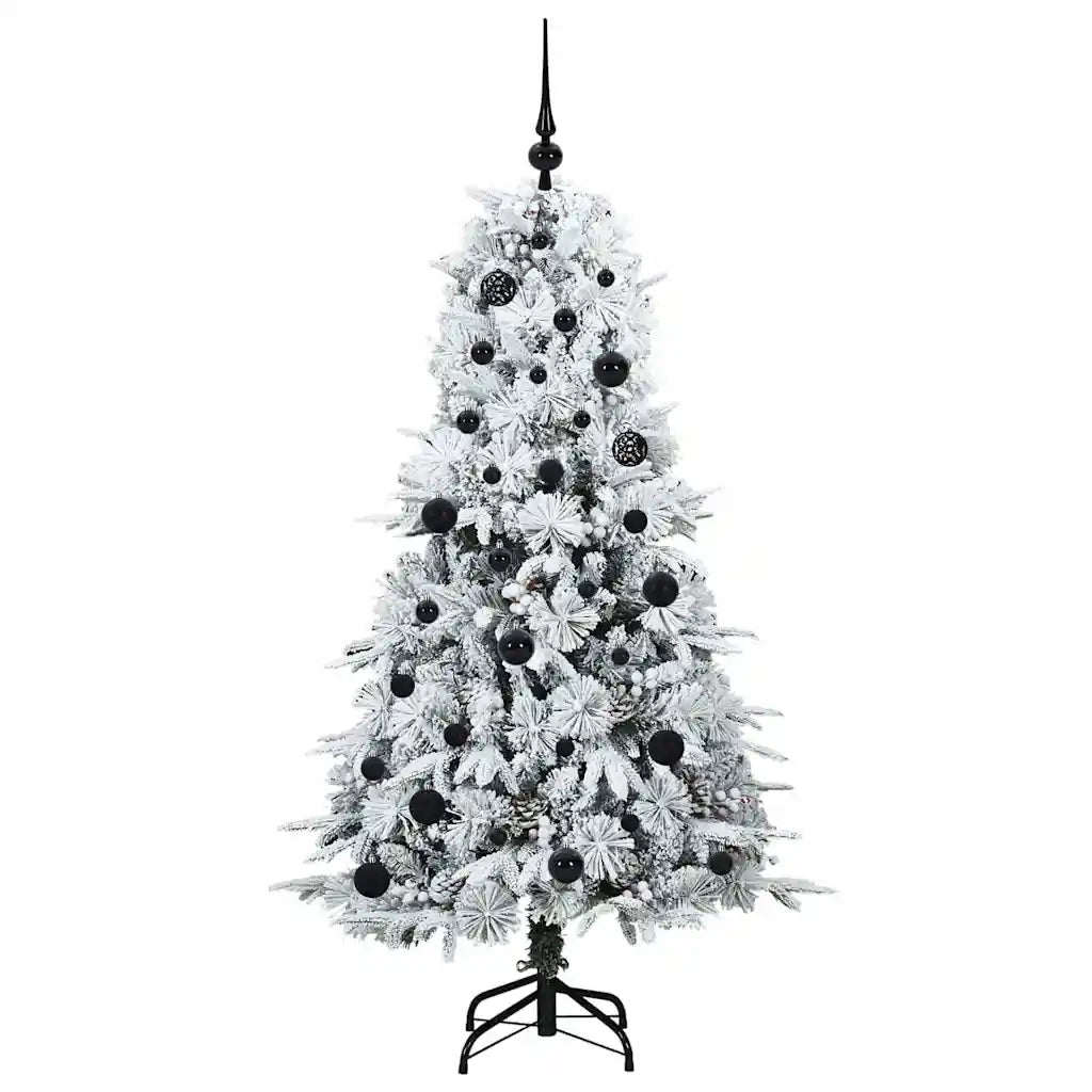 Albero di Natale Artificiale con Rami Pieghevoli Bianco 150 cm 3397472